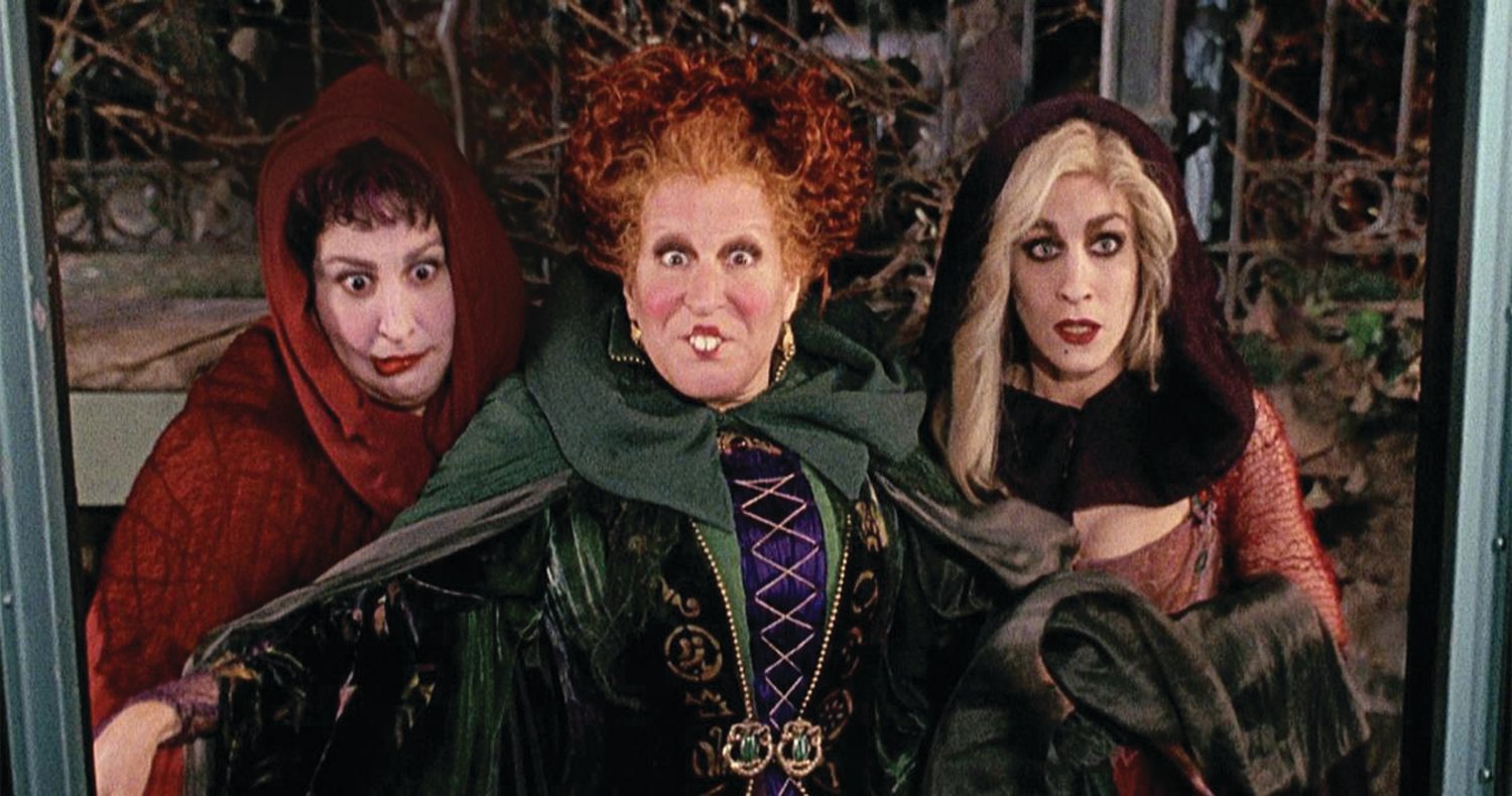 STARS OF THE SHOW: From left, Kathy Najimy, Bette Midler and Sarah Jessica Parker are reprising their roles as the wickedly entertaining Sanderson Sisters in “Hocus Pocus 2,” which has started filming in Rhode Island.